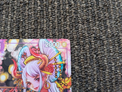 One Piece Yamato Promo P-046 card from Magazine Vol.17 purple Wano Country edition in protective sleeve