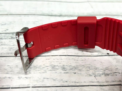 Casio G-Shock Analog-Digital AW-500BB Model Watch, Red and Silver Color — Japan Import