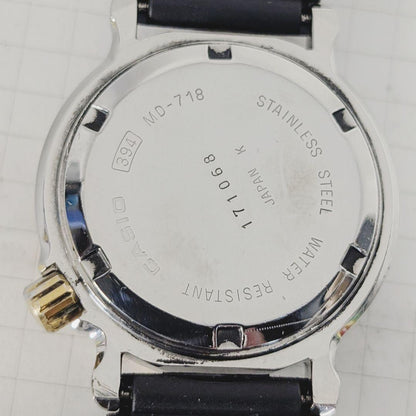 Casio Dive MD718 Men’s Watch Battery and Band Replaced - Japan Import
