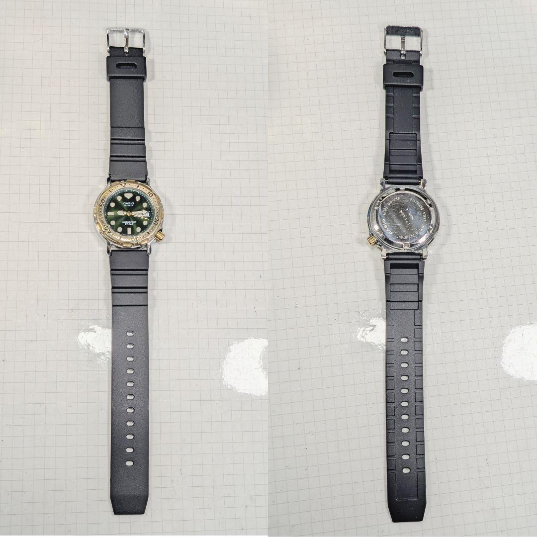 Casio Dive MD718 Men’s Watch Battery and Band Replaced - Japan Import