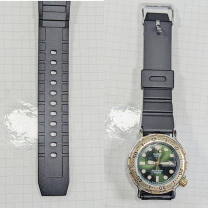 Casio Dive MD718 Men’s Watch Battery and Band Replaced - Japan Import