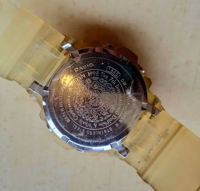 Casio G-Shock Special Event Model Clear Yellow Digital Watch — Japan Import