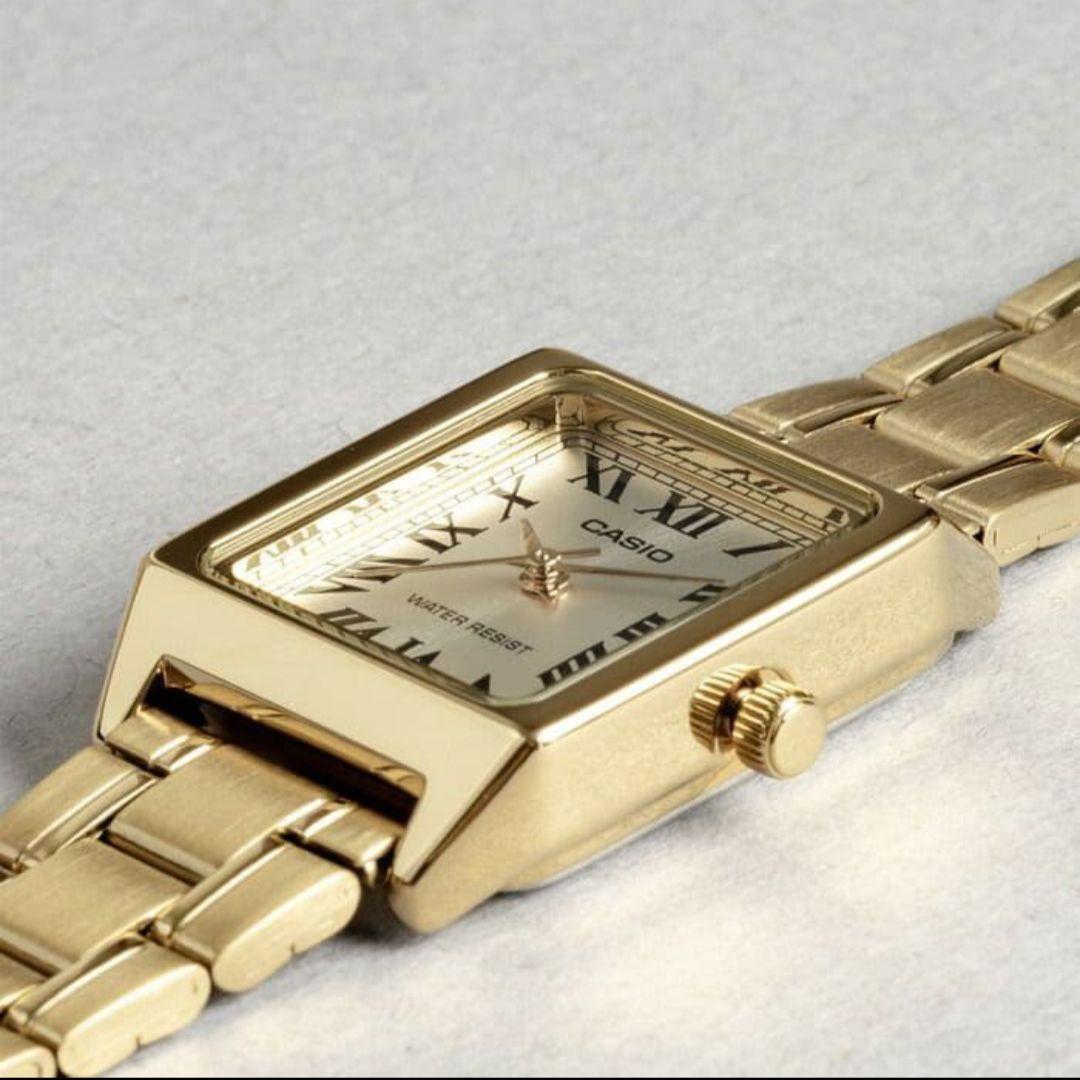 Casio LTP-V007G-9 Watch with Gold Stainless Steel Case and Bracelet Japan Import