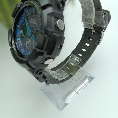 Casio G-Shock GA-200SH Analog Digital Watch Black Blue — Japan Import