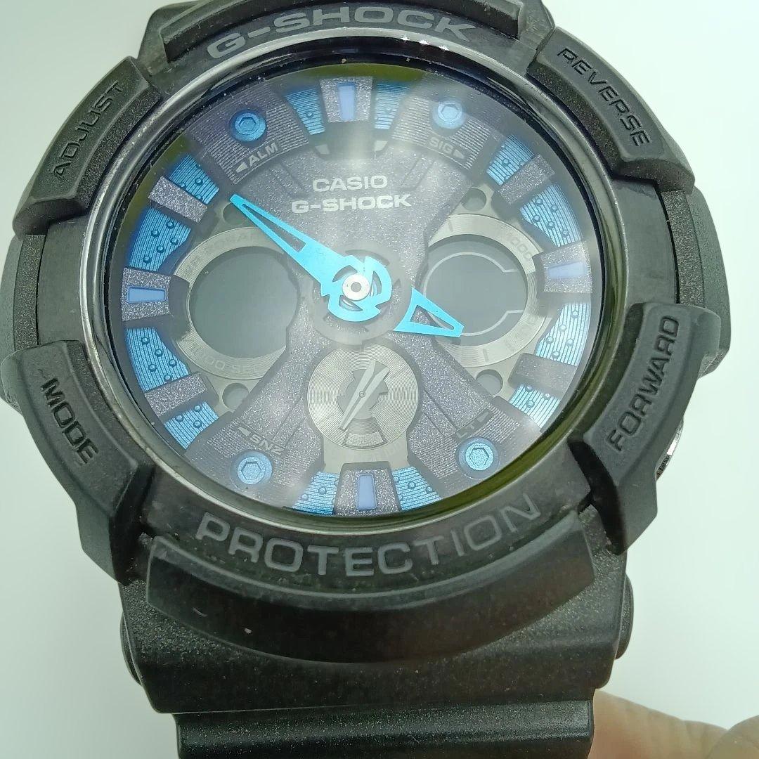 Casio G-Shock GA-200SH Analog Digital Watch Black Blue — Japan Import
