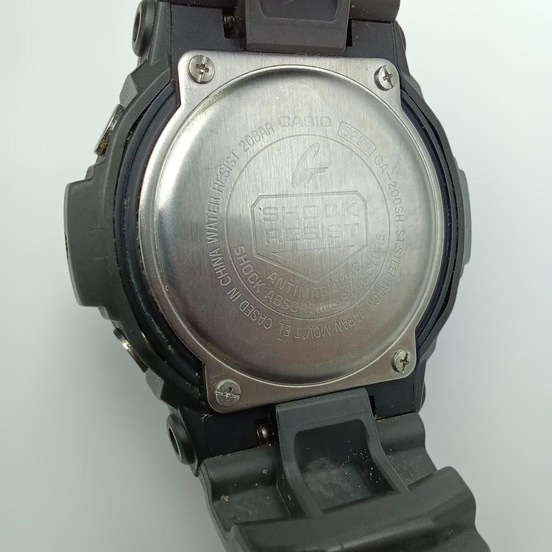 Casio G-Shock GA-200SH Analog Digital Watch Black Blue — Japan Import