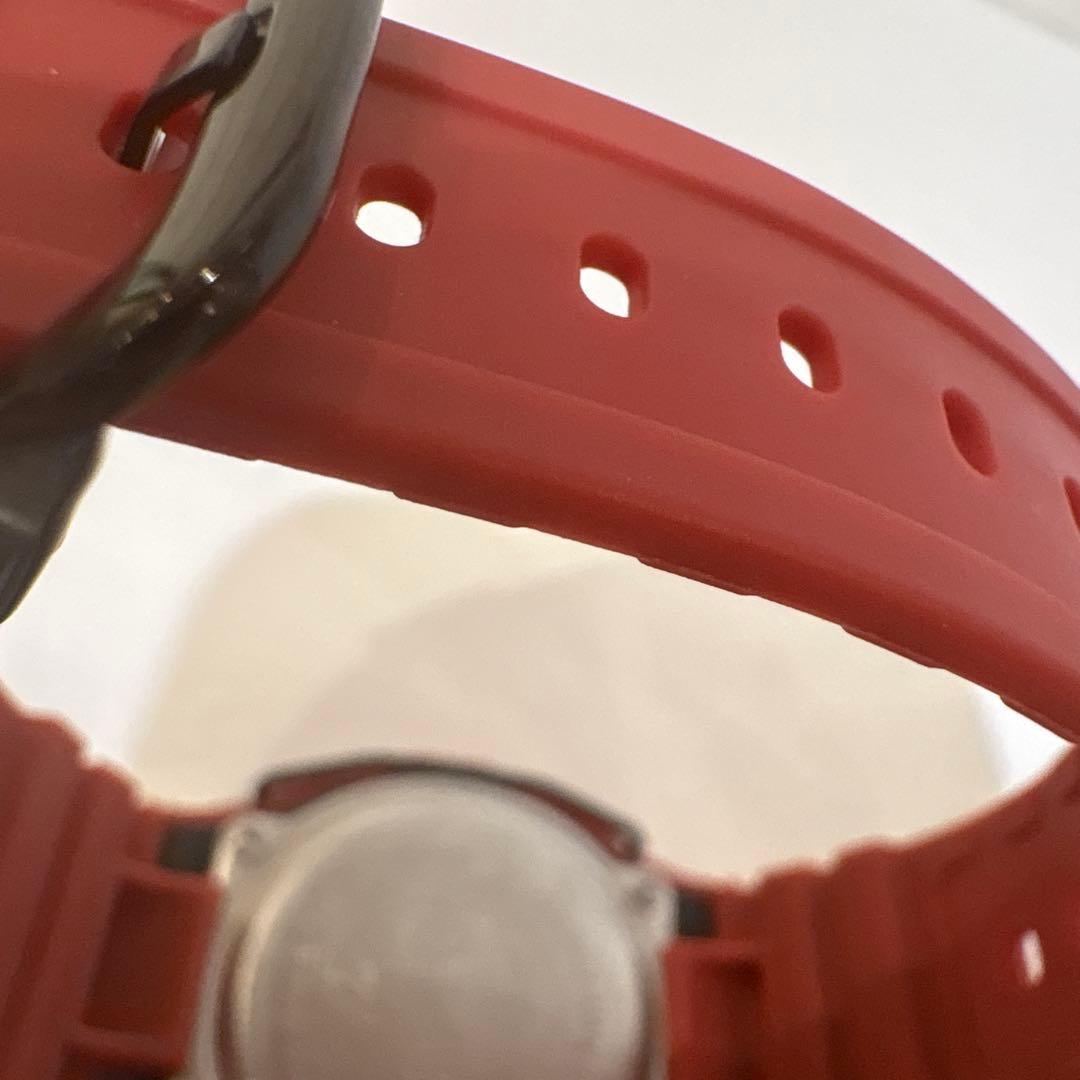 Casio G-Shock DW-5600P Digital Watch with Red Color and Electro Luminescent Backlight — Japan Import