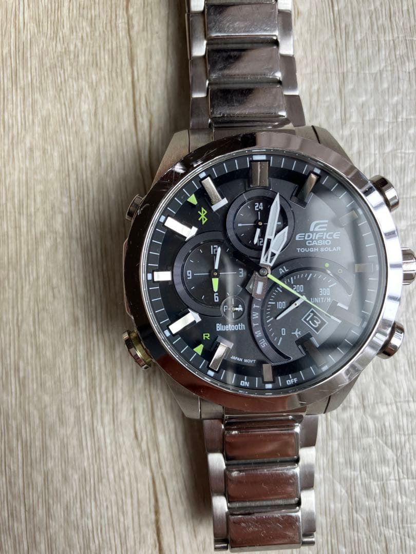 Casio Edifice Bluetooth Chronograph Solar Watch Model EQB-500D-1AJF — Japan Import