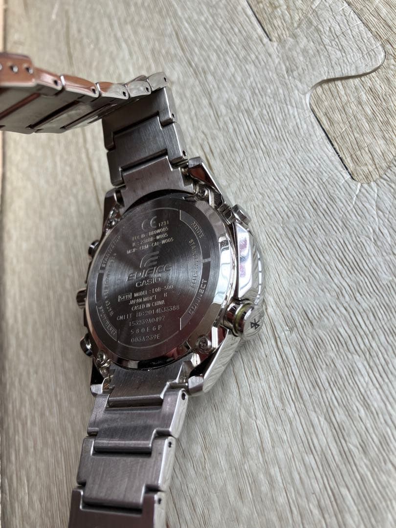 Casio Edifice Bluetooth Chronograph Solar Watch Model EQB-500D-1AJF — Japan Import