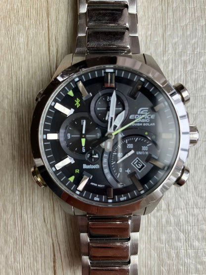 Casio Edifice Bluetooth Chronograph Solar Watch Model EQB-500D-1AJF — Japan Import