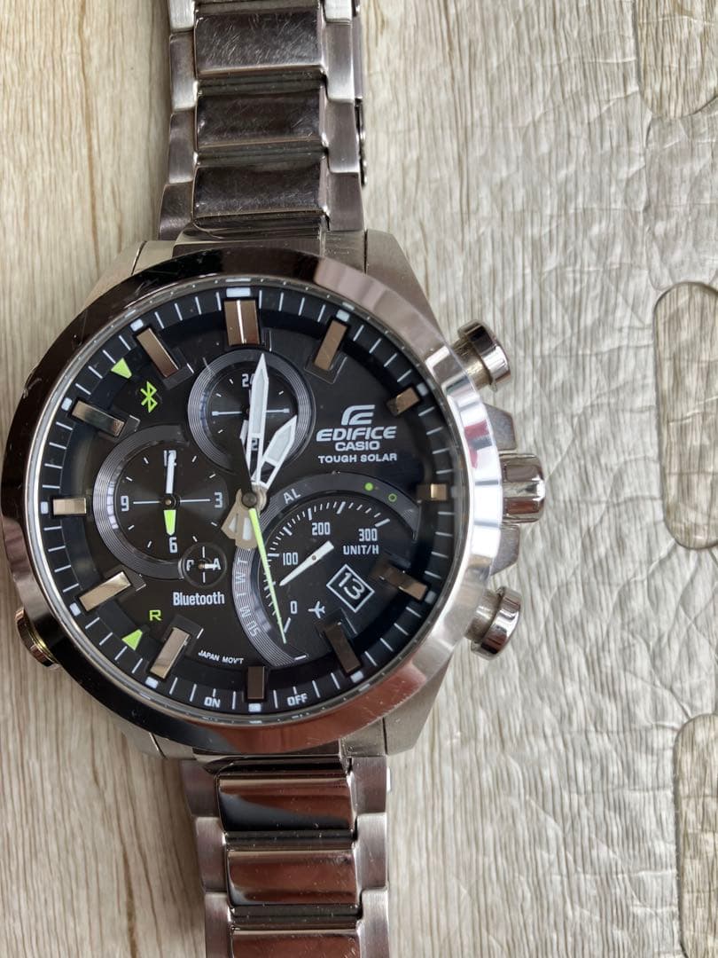 Casio Edifice Bluetooth Chronograph Solar Watch Model EQB-500D-1AJF — Japan Import