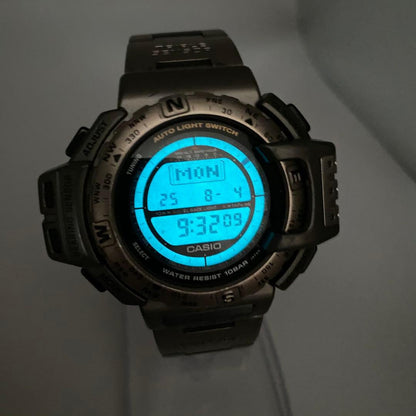 Casio Pro Trek Digital Wristwatch PRT-420 - Japan Import