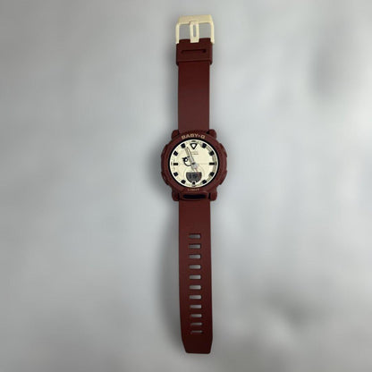 Casio Baby-G Ladies Watch Red & White Dial Module 5692 — Japan Import