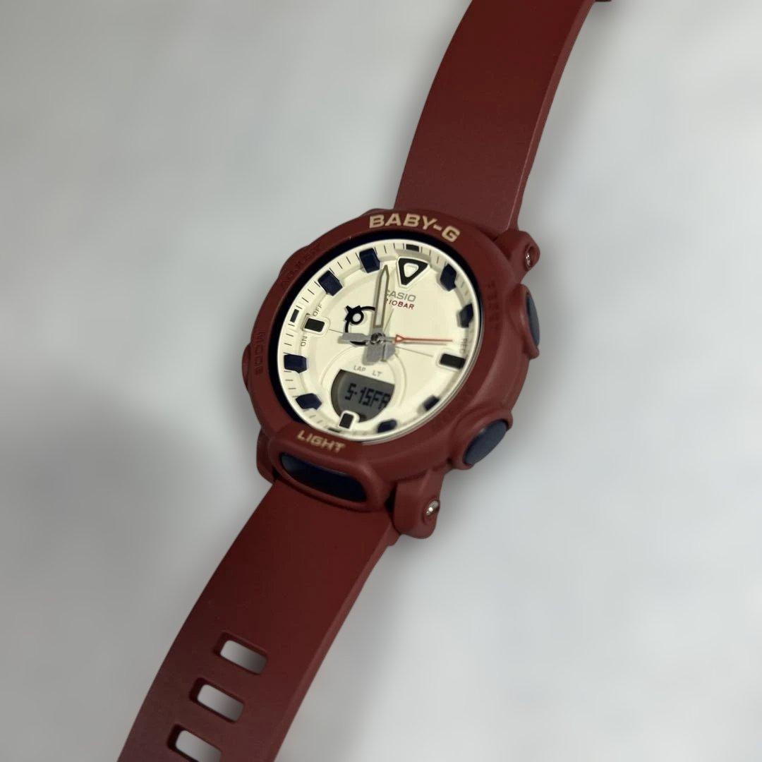 Casio Baby-G Ladies Watch Red & White Dial Module 5692 — Japan Import