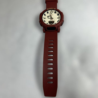 Casio Baby-G Ladies Watch Red & White Dial Module 5692 — Japan Import