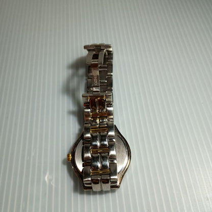 Kenzo Silver and Gold Analogue Watch with Metal Band — Japan Import