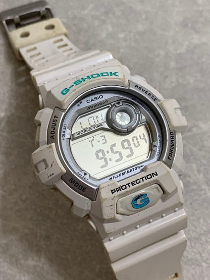 Casio G-Shock G-8900A Digital Watch with 20ATM Water Resistance in White — Japan Import
