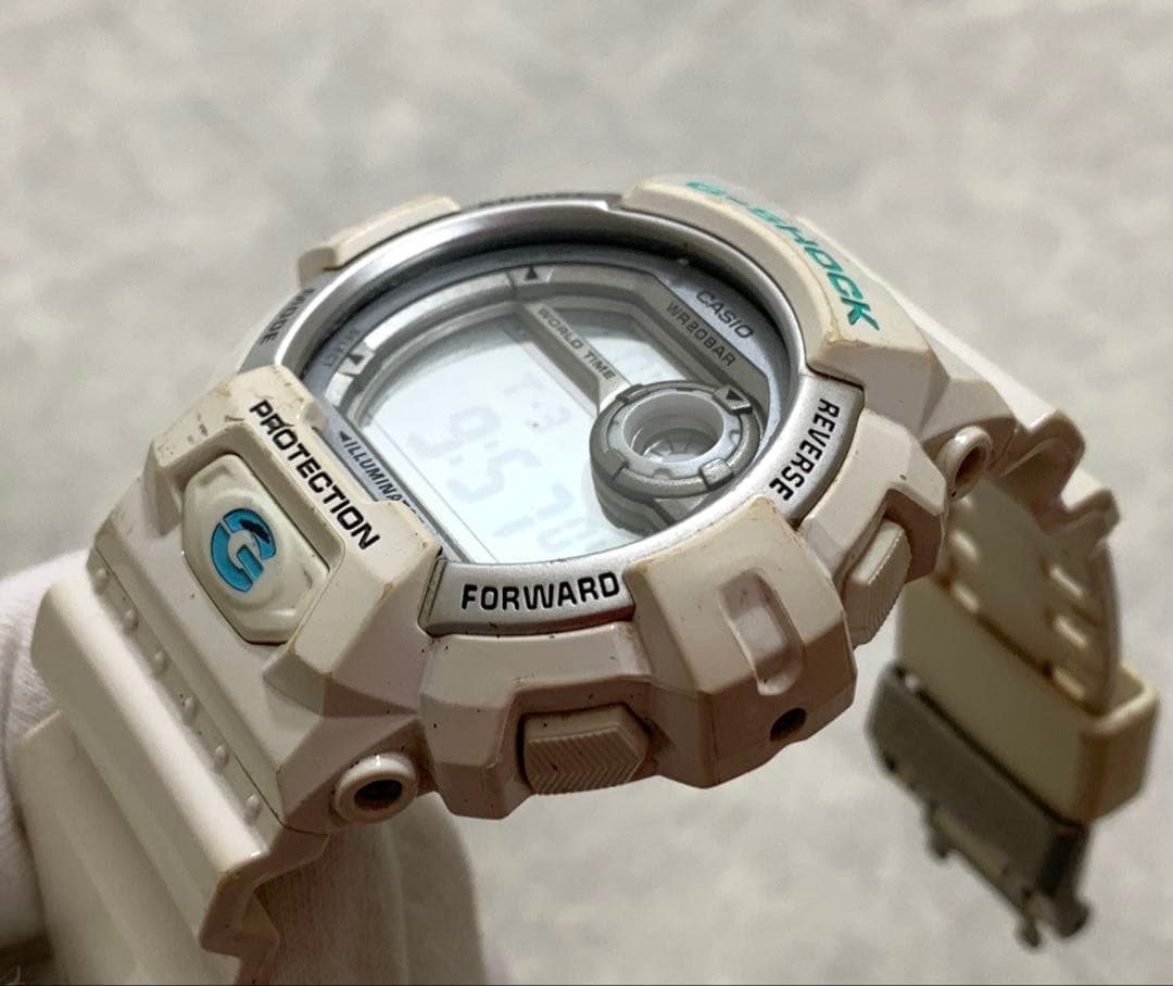 Casio G-Shock G-8900A Digital Watch with 20ATM Water Resistance in White — Japan Import