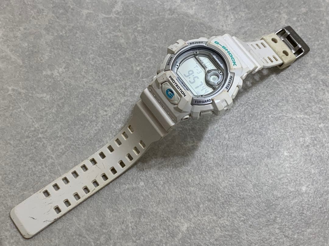 Casio G-Shock G-8900A Digital Watch with 20ATM Water Resistance in White — Japan Import