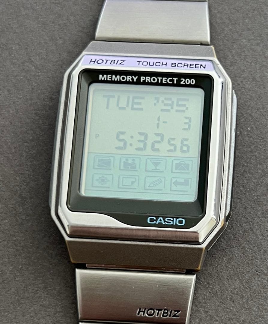 Casio HotBiz VDB-2000 Touch Screen Digital Data Bank Watch — Japan Import