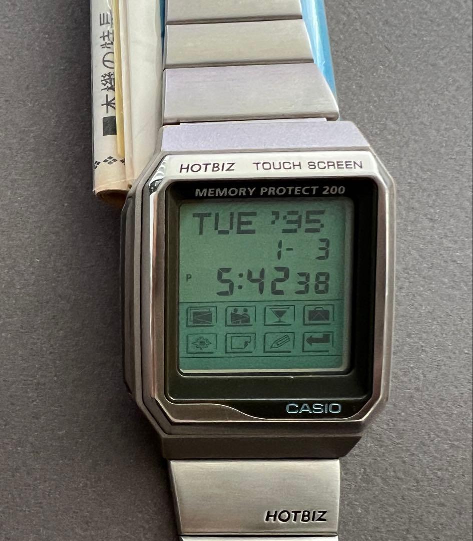 Casio HotBiz VDB-2000 Touch Screen Digital Data Bank Watch — Japan Import