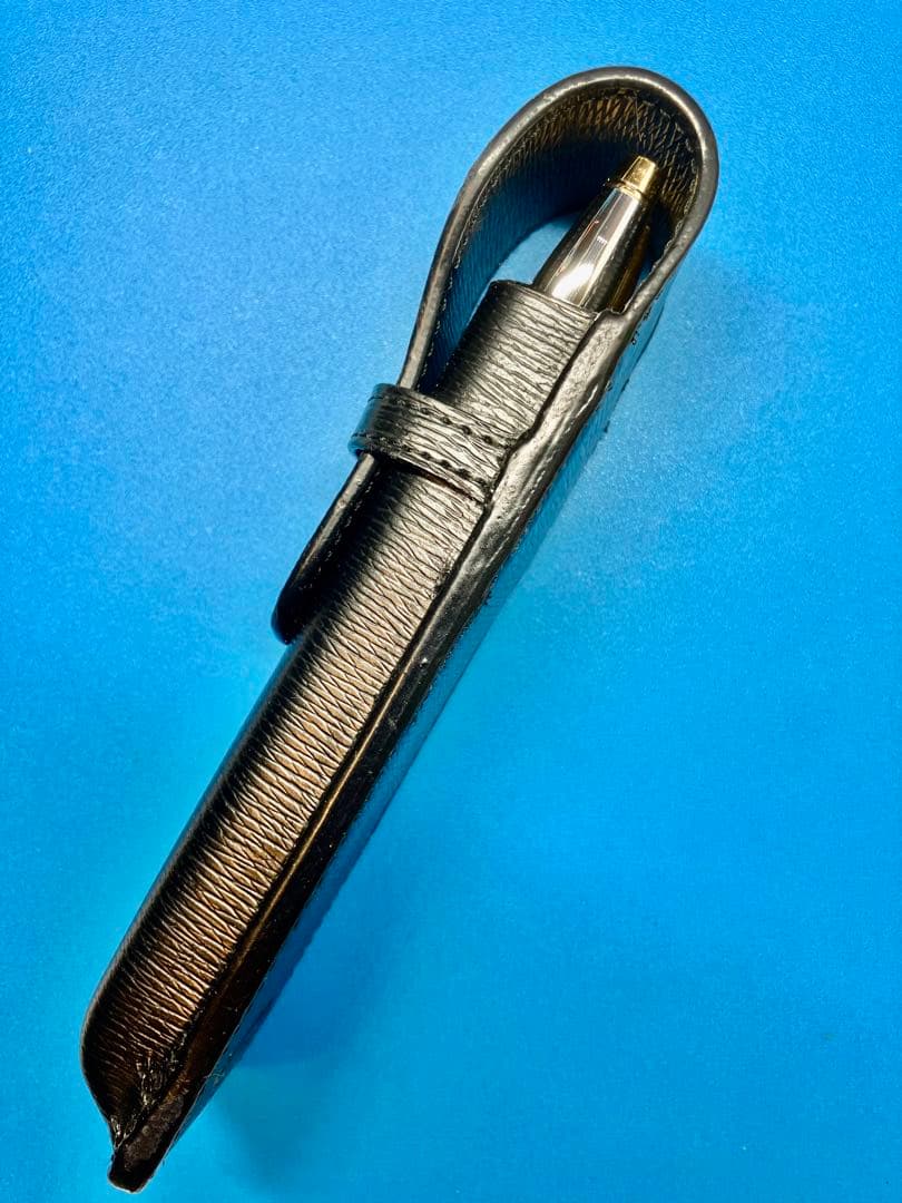 Cross Townsend Gold Silver Two-Tone Ballpoint Pen by US Cross with Leather Case