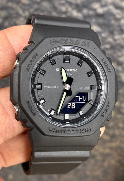 G-Shock Casio GMA-P2100BB Watch Analog Digital Quartz Timer Alarm Stopwatch World Time Backlight — Japan Import