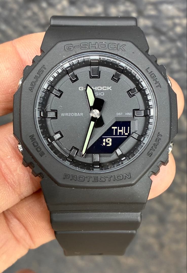 G-Shock Casio GMA-P2100BB Watch Analog Digital Quartz Timer Alarm Stopwatch World Time Backlight — Japan Import