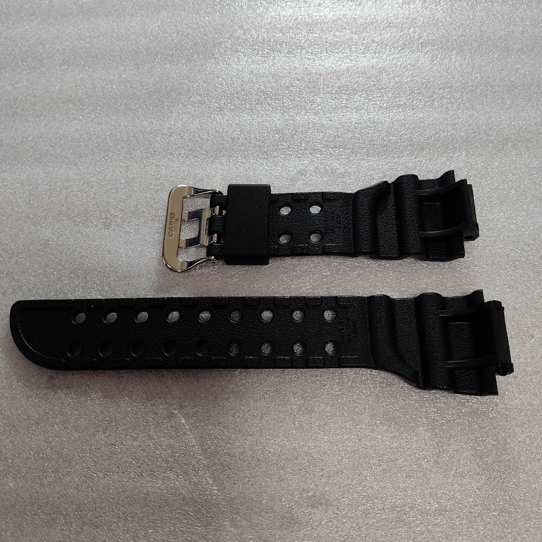 Casio G-Shock Frogman Series DW-8200-BK Watch Band Replacement Black with Silver Buckle — Japan Import