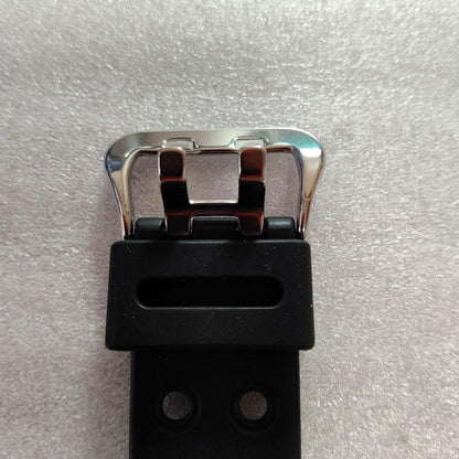 Casio G-Shock Frogman Series DW-8200-BK Watch Band Replacement Black with Silver Buckle — Japan Import