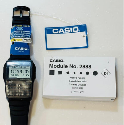 Casio Data Bank DBC-32-1A Digital Watch with Calculator and Dual Time — Japan Import