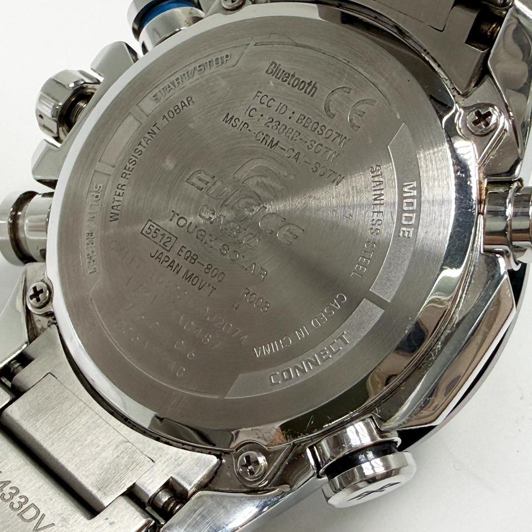 Casio Edifice EQB-800DB-1AJF Smartwatch with Smartphone Link and Solar Power