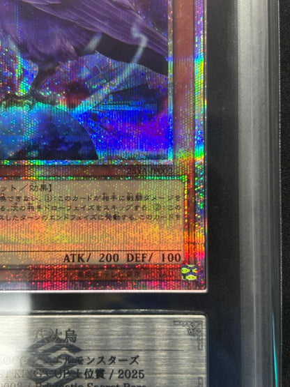 Duelist King Cup ARS10 Prismatic Secret Rare Yu-Gi-Oh card 25YA-JP002 featuring Wind attribute