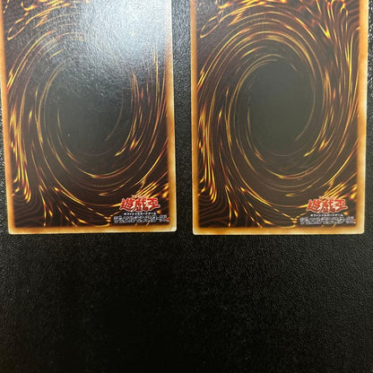 Yugioh Initial Thunderbolt and Black Hole super rare spell cards from Japan import shown front side
