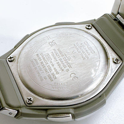 Casio Wave Ceptor WVA-M640 Gold and Silver Radio-Controlled Solar Watch — Japan Import