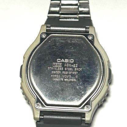 Casio Twincept Data Bank ABX-22 Vintage Analog Digital World Time Watch — Japan Import