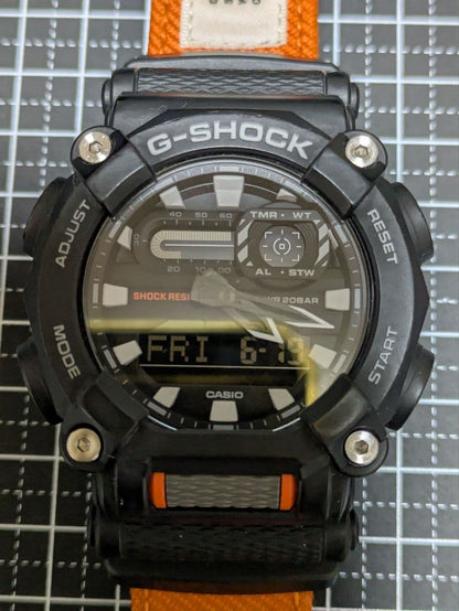 Casio G-Shock Digital Watch Body Orange