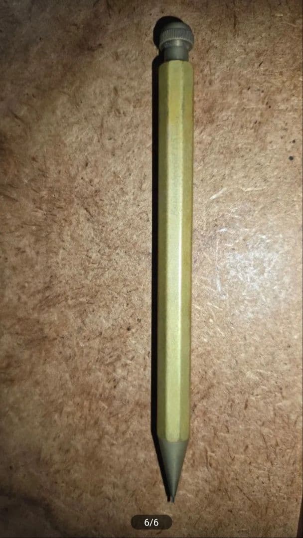Kaweco Special Brass Hexagon Mechanical Pencil 0.5mm with Case and Cloth — Japan Import