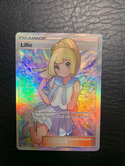 Lillie Series 2018 Pokemon Sun & Moon Ultra Prism SR English card in good condition with loader