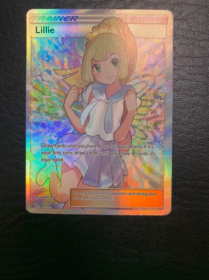 Lillie Series 2018 Pokemon Sun & Moon Ultra Prism SR English card in good condition with loader