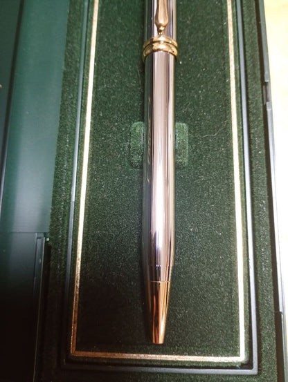 Cross Metal Body Ballpoint Pen with Blue Ink and Case