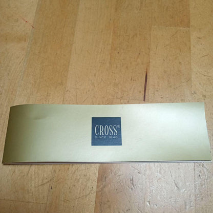 Cross Metal Body Ballpoint Pen with Blue Ink and Case