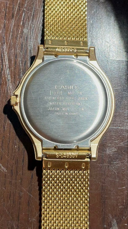 Casio MQ24MG Gold Watch