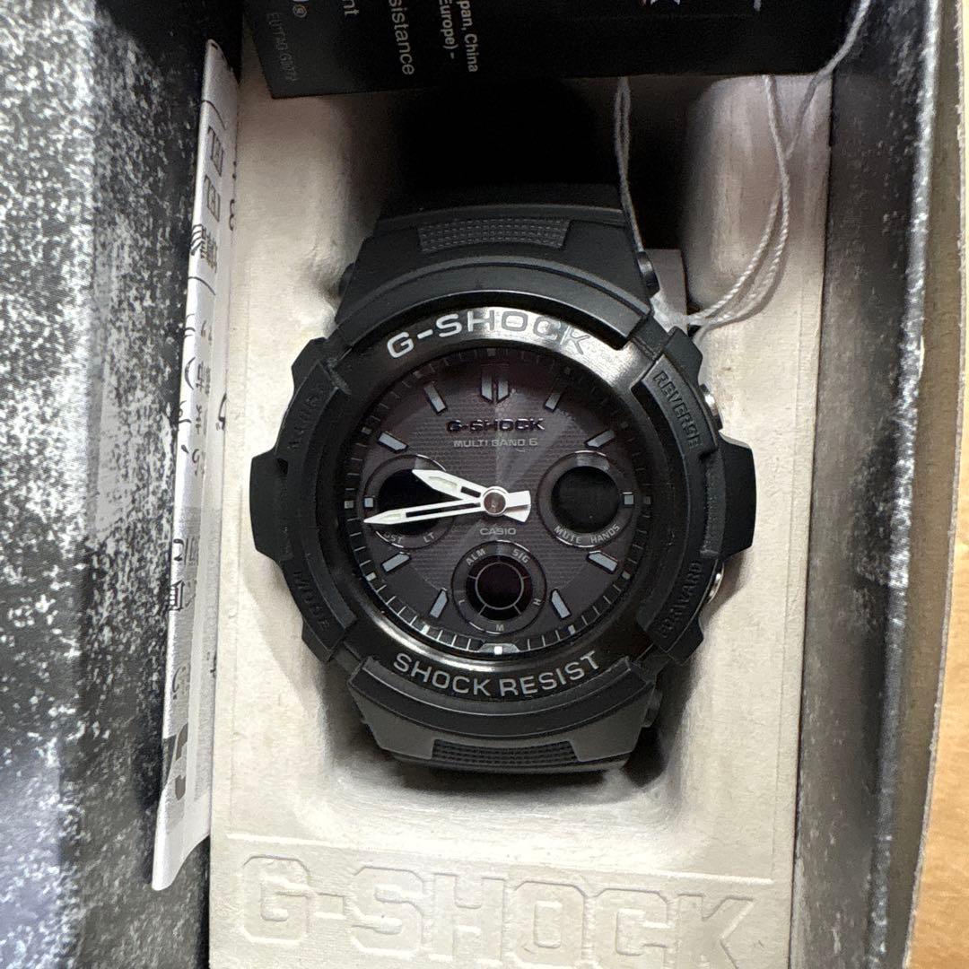 Casio G-Shock Fire Package 12 Tough Solar Radio Watch Multiband 6 AWG-M100B-1A — Japan Import
