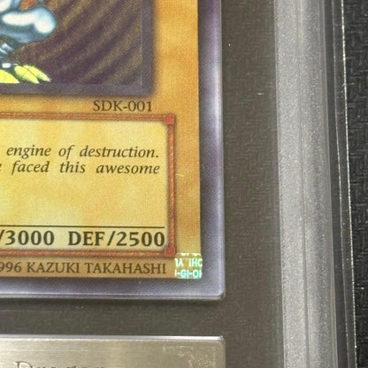 Blue-Eyes White Dragon SDK-001 Asian 1st Edition Yu-Gi-Oh card in PSA9 equivalent ARS9 condition
