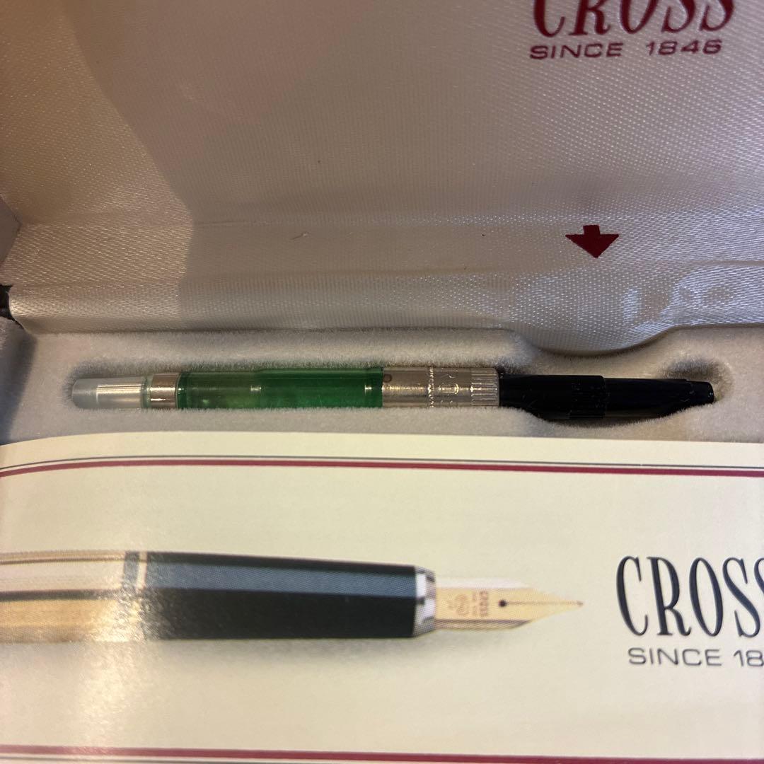 Cross Pen Chrome 3506 Fountain Pen with Cartridge - Japan Import