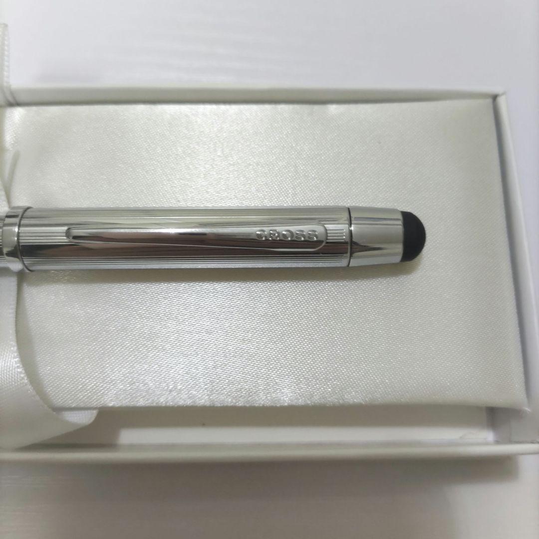 Cross Tech3+ Silver Metal Ballpoint Pen with Case