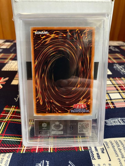 Yugi-Oh Black Demons Dragon Relief ARS9 trading card in appraisal case from Japan with visible minor scratches