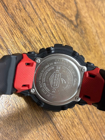 Casio G-Shock Digital Watch Black Red Japan Import