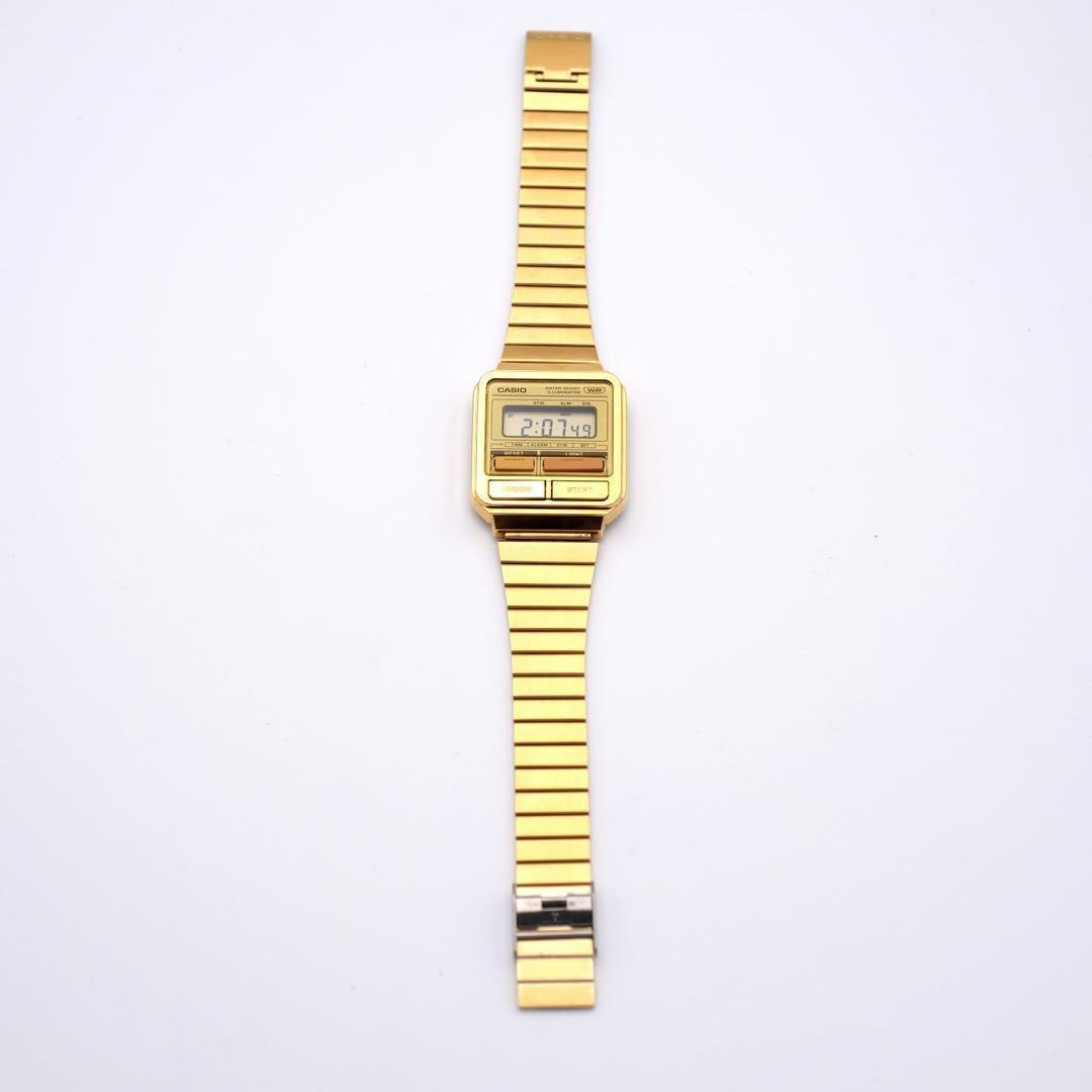 Casio A120WE Gold Digital Watch Y2K